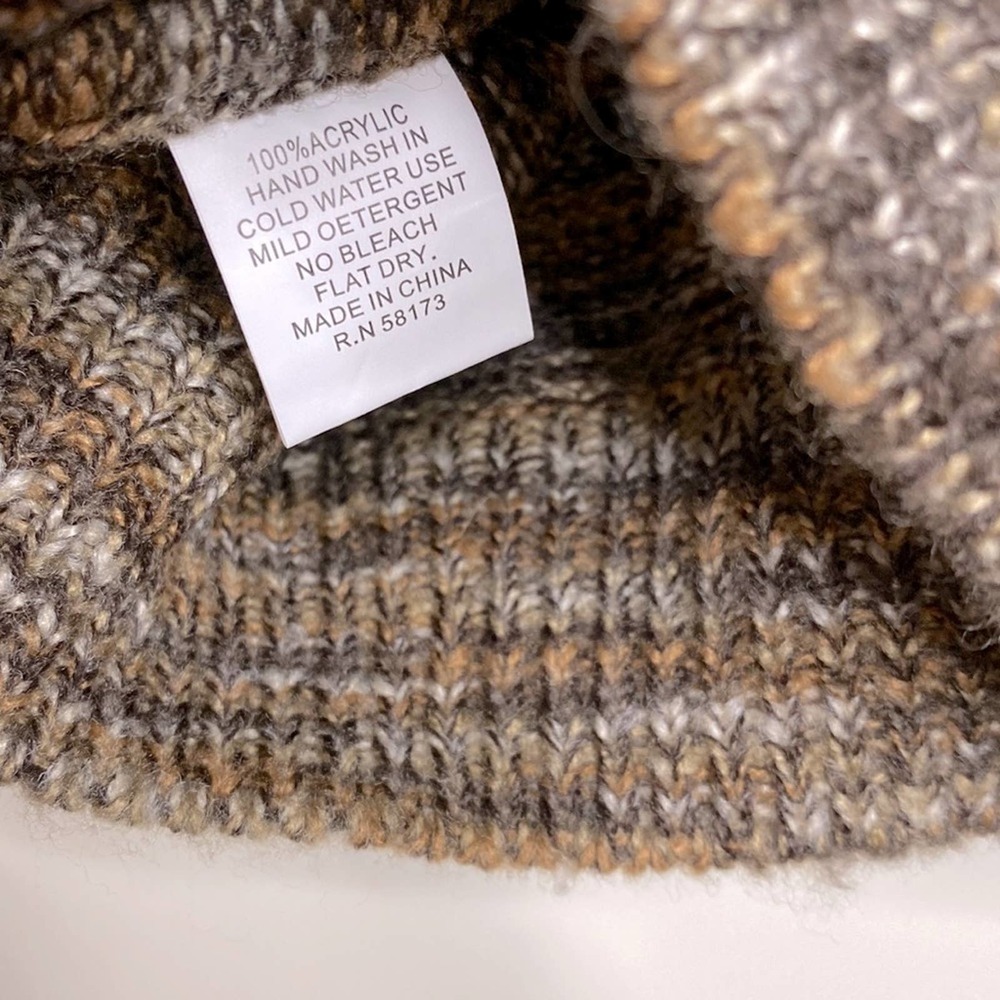 NWT Anthropologie Raga Brown Luxurious Fall Cowl Neck Sweater Perfect condition! - Picture 10 of 12